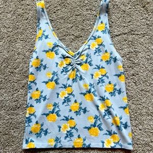 floral american eagle tank top